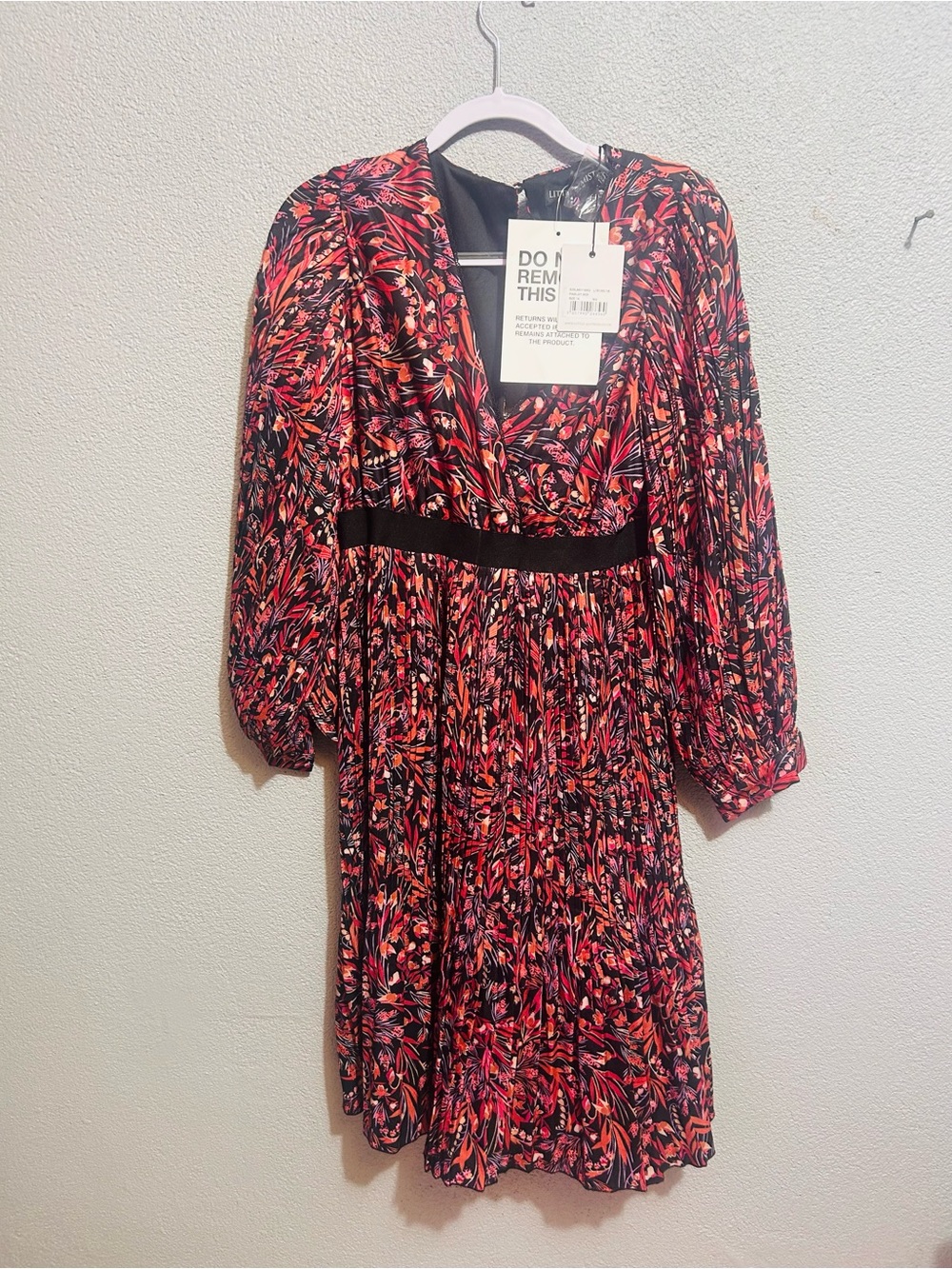 NWT Little Mistress pleated dress size 10us